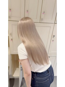 ベレーザ 渋谷(BELEZA) 10727秋色ミルクティーベージュ髪質改善ウルフレイヤーロング