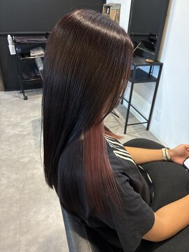 ナンバー(number+) 20代30代インナーカラーピンクカラー