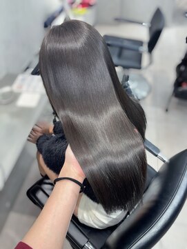 h11 髪質改善ストレートトリートメント艶髪暗髪