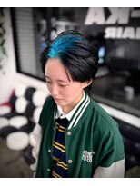 ディーカヘアーセンダイ(Di KA HAIR sendai)&nbsp;ゴーストルーツ×ターコイズ