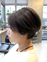 エリマ 調布(elima) 調布イルミナカラーハンサムショートウルフアッシュグレージュ