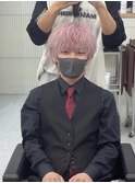 MEN’S HAIR/波巻きツイストスパイラル/リバースセンターパート