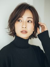 ハート 武蔵新城店(HEART)&nbsp;着物ヘア/大人ガーリー/ダークアッシュ/似合わせカット/武蔵新城