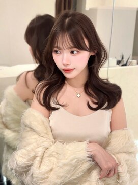 ヴェイナゴヤ(VEYY. nagoya) ミディアムレイヤー/盛れるお顔周りカット/チョコブラウンカラー