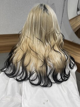 エイトデイズ 三宮駅前店(EIGHT days) 裾カラー　落ちる黒染め