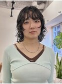 パーマ/レイヤーパーマ/ウルフパーマ/大阪梅田