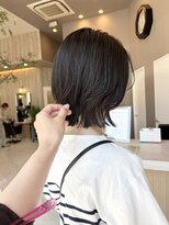 ユウヘアー 千代田橋店(U Hair)&nbsp;レイヤーボブ×モノトーングレージュ