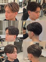 ラピス 名古屋駅前店(Lapis) 外国人風センターパート×テーパーフェード