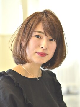 アドラーブル 万代店 (adorable) 【adorable】30代40代☆好感度大♪丸めナチュラルボブ