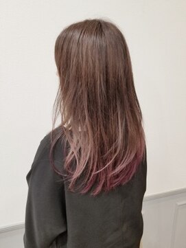 グランシュ 青葉台店(GranCieux) ピンクオレンジグラデーションカラー☆