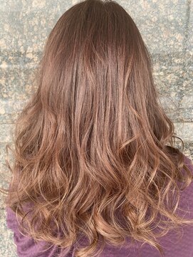 ヘアー カフナ 京急蒲田店(hair kahuna) 透明感のあるライラックピンク☆グレイカラー