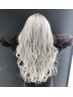 【髪の毛を白くしたい方】トリプルカラー(ケアブリーチ2回)+トリートメント