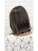 10代20代切りっぱなし外ハネボブ×フォギーベージュ♪