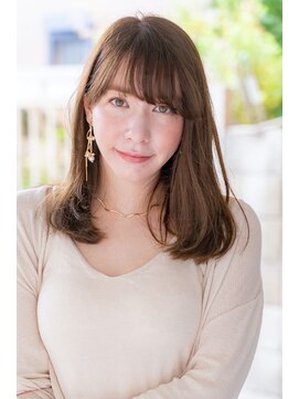 アメリ 新宿(Ameri) Ameri 透明感大人色っぽセミディ イルミナカラー 【新宿】