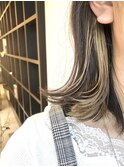 ワンポイントブリーチ☆インナーカラー　イヤリングカラー☆