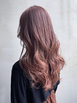 アイティーバイアルバム 下北沢店(IT by ALBUM) ピンクベージュ_アースカラーくびれヘアツートンカラー_ba368131