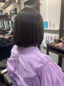 オンスター(ONSTAR) 20代30代ショートボブココアブラウン小顔★艶感丸み