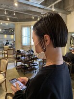 髪質改善と縮毛矯正の専門店 サンティエ(scintiller)&nbsp;ミニボブ　20代30代