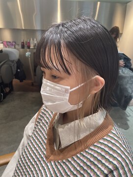 アヴァンスアンス 広島袋町店(AVANCE.ens) インナーカラーとホワイトベージュ