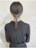 タイトお呼ばれヘア