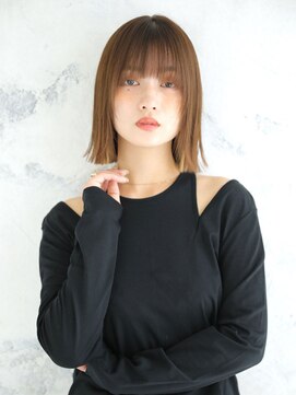 クリスタルマジック 松原店(CRYSTAL MAGIC) 抜け感溢れる切りっぱボブ