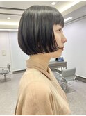 前上がりミニボブ