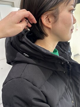 オーシャン(Ocean) ［Ocean Hair&Life 水田］大人丸みショート×イヤリングカラー