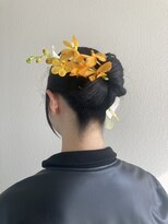 ゴットフロー(GOTTO FLOW) 和装/ヘアセット/タイトヘア/生花/成人式/結婚式/卒業式