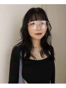 ユルク トウキョウ(jurk tokyo) ワンカラー透け感ブルーブラック