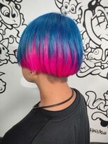 トリックストア(TRICK STORE) 派手髪ツートン。グラデーション。