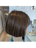 ハイライト＆キャラメルボブ