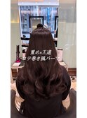 ロングパーマ/韓国風パーマ/コテ巻きパーマ/デジタルパーマ/藤野
