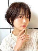 大人可愛い丸みとくびれのショート