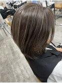 白髪ぼかしハイライトケアカラー池袋