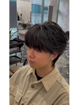 オム ブランシェ(HOMME BLANCHE’) 【Ryo】フェザーシースルーパーマ