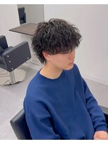 ブライト(BRIGHT)&nbsp;マッシュウルフ波巻きスパイラルパーマ