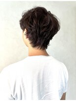 ヘアアンドメイク エジェリ(hair&make egerie)&nbsp;ラベンダーハイライト・メンズマッシュショート