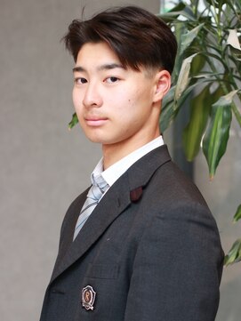 メンズサロン ブロック(Men's Salon bloc) アップバング ツーブロック メンズショート ビジネス 30代40代