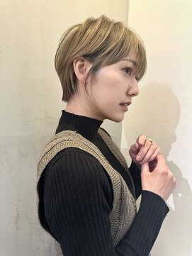 ロンドエニカ 大宮(Lond enika) ミニウルフレイヤーカット顔周りカット前髪カットショート/大宮