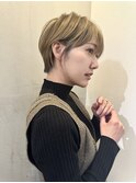ミニウルフレイヤーカット顔周りカット前髪カットショート/大宮