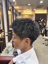 ハイパー(HYPER)&nbsp;スパイキーショート『メンズ/パーマ/ブリーチ』