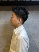 ビジネス場面にもピッタリ　清潔感MAXパーマスタイル