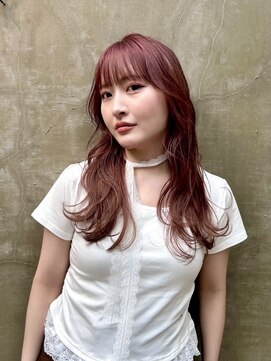 ヴィサージュバスク(VISAGE ba.s.k) 韓国風レイヤーで魅せる！ふんわりピンクスタイル☆