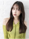 ミディアムヘア/暗めカラー/グランマッシュ/郡山148