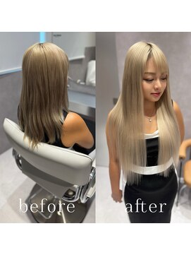 サロウィン 静岡 呉服町通り店(SALOWIN) ＊ホワイトアッシュ＊#静岡エクステ #シールエクステ