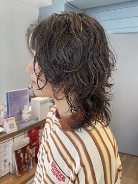 シータ 大山(THETA) ウルフパーマ/レイヤーパーマ/お洒落パーマ