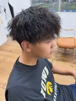 ユイマァル 倉敷店(YUIMARL)&nbsp;メンズスタイルショートツイストパーマ刈り上げ