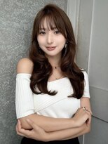 ルームバイシー 新宿(Loom. by Sea)&nbsp;ココアベージュ×レイヤー[小顔/黒髪/オリーブグレー]