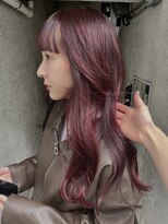 パークレーン アイス イヴェン(park lane ICI yeven)&nbsp;ブリーチなしダブルカラー冬チェリーレッドピンクレッド/akari