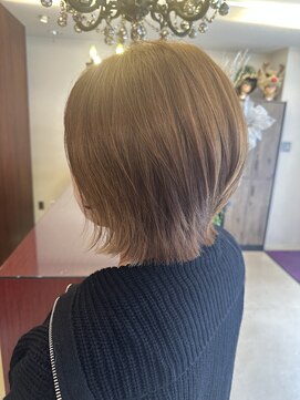 ミロワール(miroir) 切りっぱなしレイヤーボブ